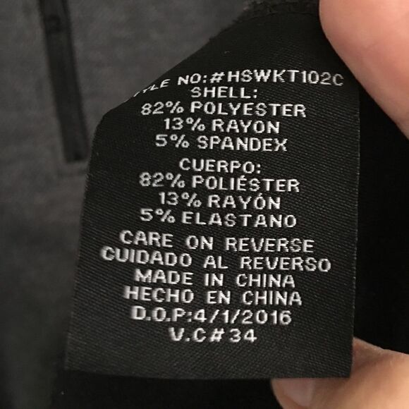 Hawke & Co. dark gray quarter zip sweatshirt L - Picture 6 of 7